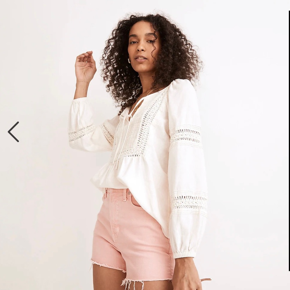 Madewell The Perfect Jean Short: Garment-Dye Edition Autumn Pink Size 27 NWT